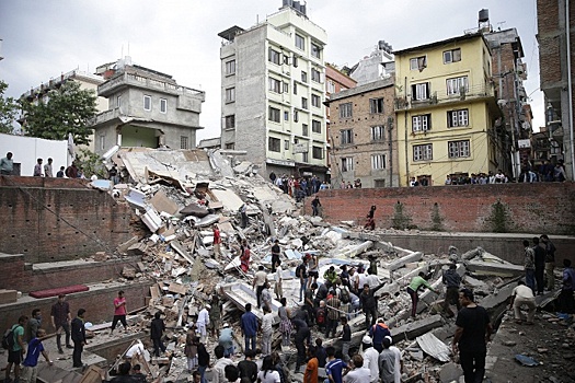 Землетрясение в Непале и другие новости Первого канала