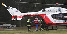 Санитарный вертолет эвакуировал в больницу пострадавшего в ДТП в ТиНАО
