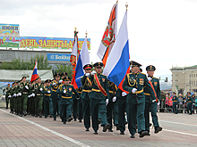 Общевойсковой армии ВВО в Республике Бурятия вручили Боевое знамя нового образца
