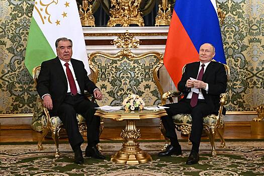 Путин встретился с президентом Таджикистана