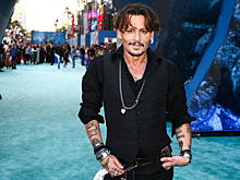 Джонни Депп и Орландо Блум на премьере «Пиратов Карибского моря» в Голливуде