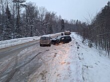 На дороге «Воткинск-Чайковский» столкнулись три автомобиля