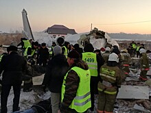 Число жертв при падении самолета в Алма-Аты выросло до 40