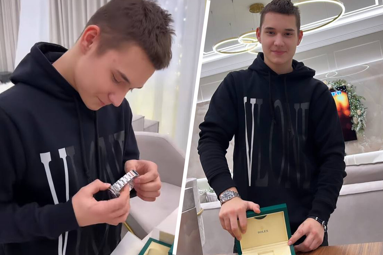 Бывший муж Бородиной подарил 15-летнему сыну часы за 1 миллион рублей