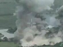 Минобороны опубликовало кадры удара авиабомбами по бригаде ВСУ под Волновахой