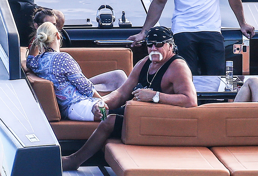 Папарацци подкараулили Халка Хогана на отдыхе в Майами, 2017 год