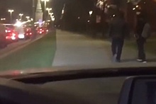 В ГИБДД изучают видео с ездой BMW по тротуару в центре Москвы