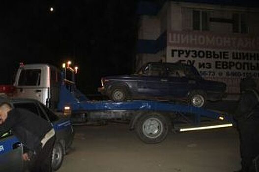 Липецкие полицейские задержали пьяного водителя, ехавшего к жене в Воронеж