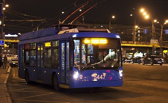 Автобусы из Шереметьева стали самым популярным в Москве ночным маршрутом транспорта