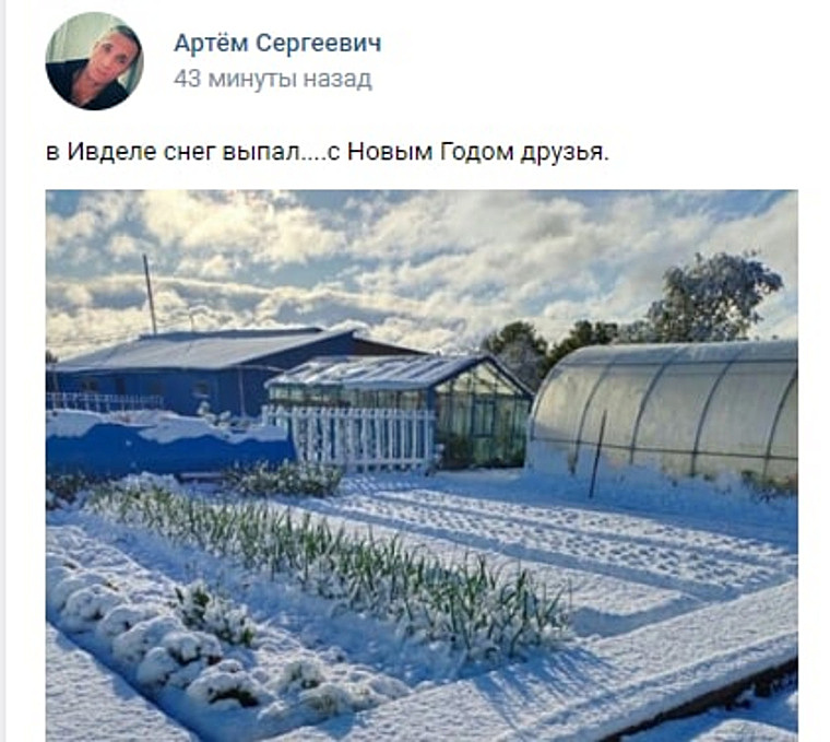 Австрия выпал снег