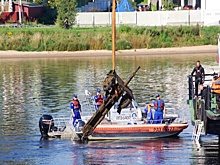 Со дна Невы подняли пушку, которая участвовала в прорыве блокады Ленинграда