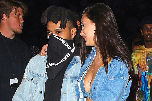 Белла Хадид и The Weeknd поцеловались на фестивале «Coachella»