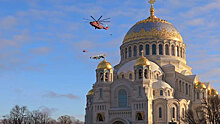 Видео: В Петербурге вертолет унес истребитель