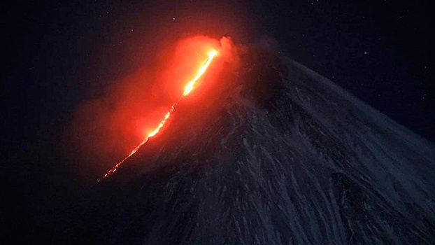 Активность Ключевского вулкана резко возросла