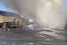 ГУ МЧС: пожар начался на заводе по переработке нефтепродуктов в Новошахтинске