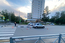 Иномарка сбила девочку на перекрестке в Новосибирске