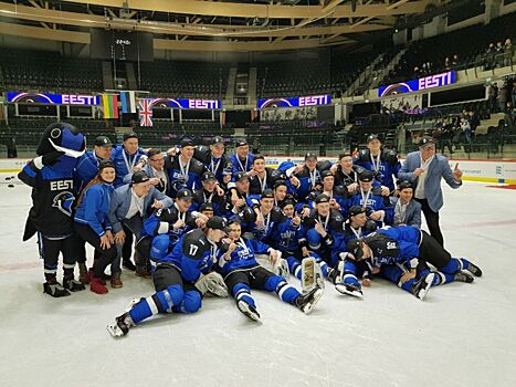 Эстонские хоккеисты прошли молодежный ЧМ без поражений