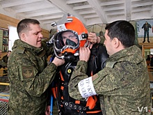 «В мутной воде, как дома»: один день из жизни военных водолазов из Волжского