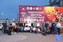 Триумфаторов чемпионата и первенства Европы по ушу-саньда встретили в аэропорту Махачкалы