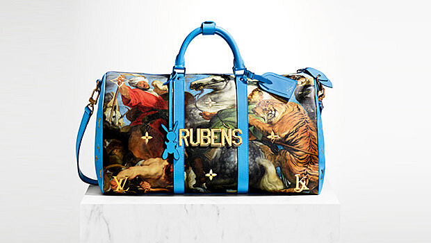 Великие произведения живописи на сумках Джеффа Кунса для Louis Vuitton
