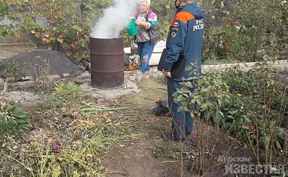 В Курской области 7 дачников попались на разведении открытого огня