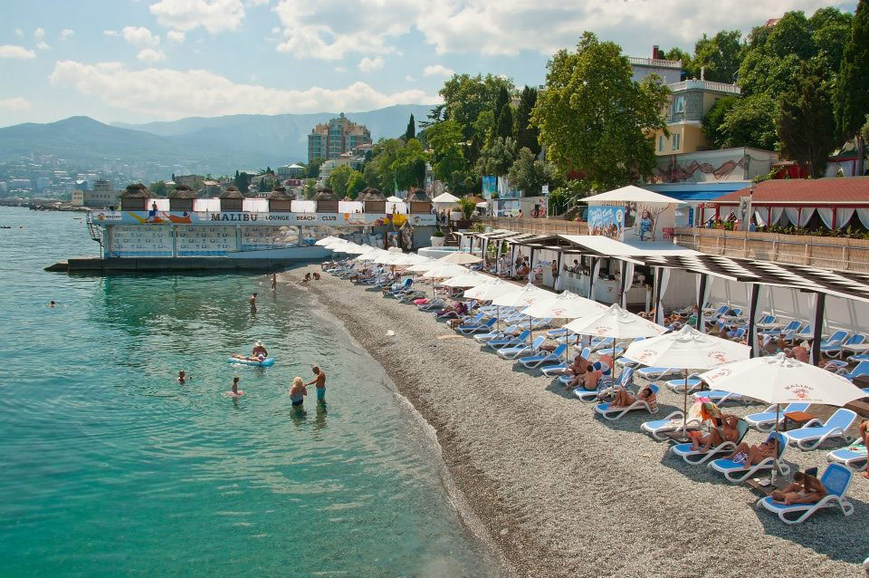 Массандровский пляж, Ялта, Крым, Россия, Европа