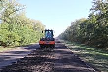 В Курской области обновляют проезжую часть трассы «Обоянь – Суджа»