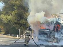 На трассе М-4 &laquo;Дон&raquo; грузовик сгорел до каркаса