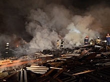 Крупный пожар потушен в Свердловской области