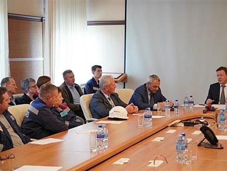 Дмитрий Азаров встретился с трудовым коллективом и руководством компании "ИНКАТЕХ" в Нефтегорском районе