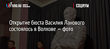 Открытие бюста Василия Ланового состоялось в Волхове — фото