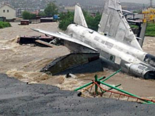 Смытый паводком 2014 года МиГ-21 установят в Магадане
