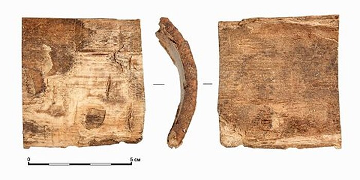 Фрагмент верхней части резной белокаменной колонны XVIII века найден при раскопках в Южном Медведково
