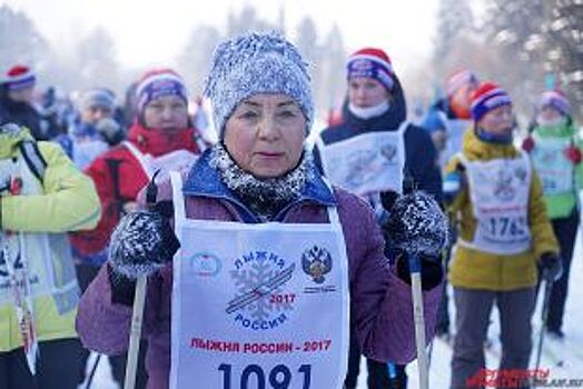 В Перми «Лыжня России-2017» прошла в 30-градусный мороз