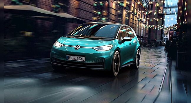 Поставки электрокаров Volkswagen ID.3 в Европу начнутся осенью