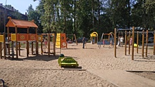 Детскую площадку построили в микрорайоне Лукьяново в Вологде по проекту «Народный бюджет ТОС»