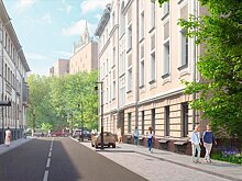 Благоустройство переулков Арбата и Хамовников выполнено на 60%