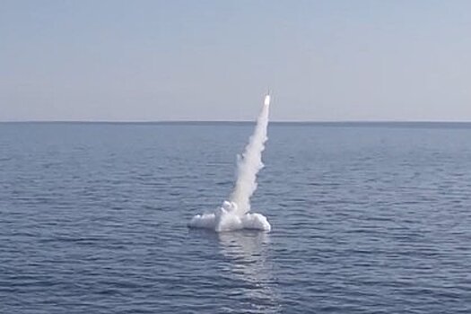 Пуск ракеты «Калибр» подлодкой из Японского моря показали на видео