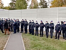 Около резиденции Зеленского началась акция протеста