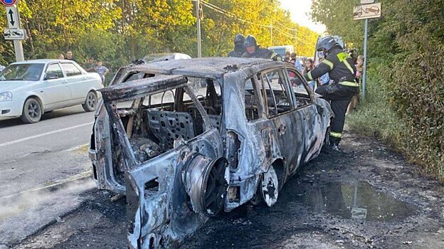 В Дальнем Арбекове в Пензе сгорел автомобиль