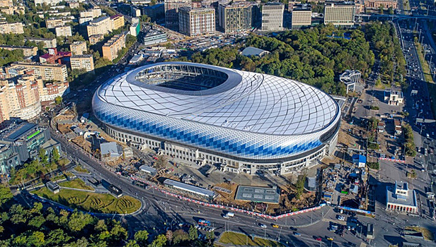 Футбольный стадион "Динамо" примет первую игру в конце весны