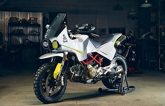 Свежий Ducati Hypermotard превратили в ретро-байк с гонки Dakar