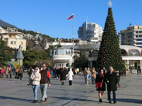 В новогодние праздники Крым посетили порядка 265 тысяч туристов