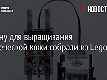 Машину для выращивания человеческой кожи собрали из Lego – видео