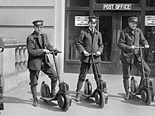 С ветерком по тротуарам. Как появился первый самокат с мотором