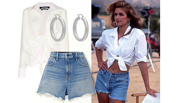 Встретить лето в джинсовых шортах, как Синди Кроуфорд в 1992 году