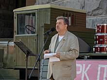 Известный журналист Евгений Данилов выступил для гостей Музея Победы