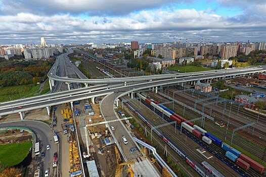 В 2017 году в Москве появится 93 км новых дорог