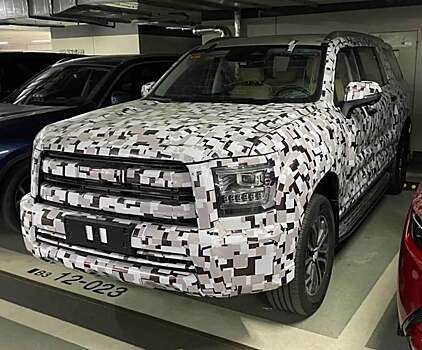 Большой внедорожник Haval снова появился на шпионских фото