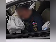 Очевидцы ДТП в Новом Уренгое сообщают, что предполагаемый виновник аварии был пьян. ВИДЕО